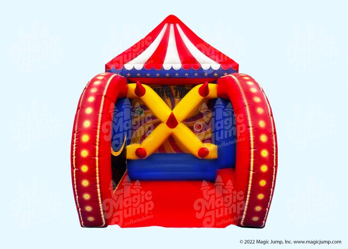 Inflatable ring toss carnival game booth